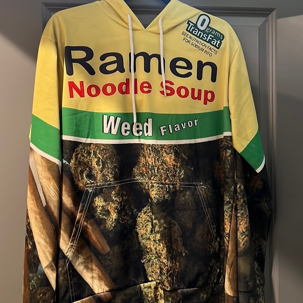 Graphic hoodie size Xl runs a lil bit small so maybe a size L